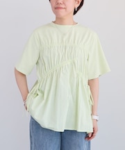 ギャザーデザインプルオーバー