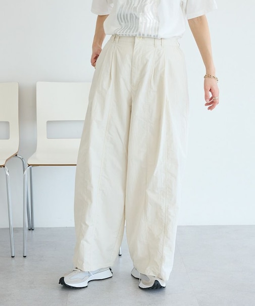 コットンナイロンカーブパンツ