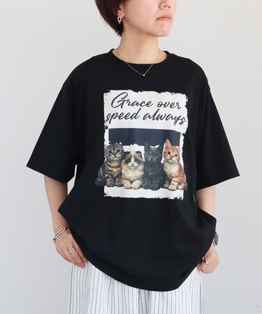 アソートアニマル柄ビッグTシャツ