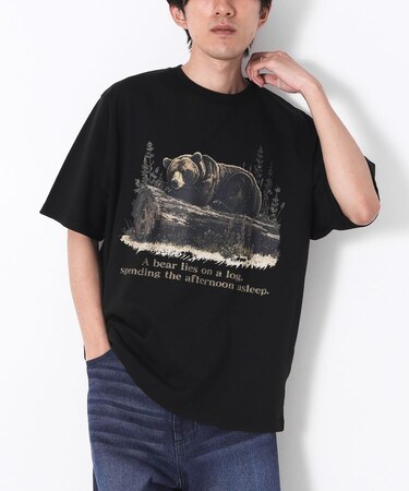 アソートアニマル柄ビッグTシャツ