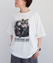 アソートアニマル柄ビッグTシャツ