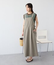 サイドギャザージャンパースカ-ト