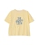 フロッキープリントTシャツ