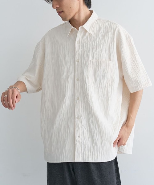 ジャカード柄半袖シャツ｜クラフトスタンダードブティックの通販