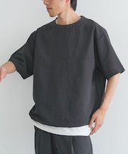 【Fluxaire】半袖シャツプルオーバー