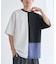 接触冷感切替半袖Tシャツ