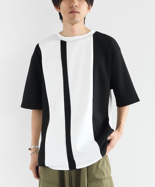 接触冷感切替半袖Tシャツ