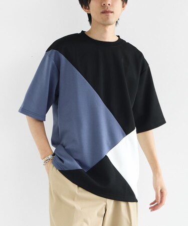 接触冷感切替半袖Tシャツ