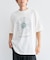 フラワープリントグラフィックTシャツ