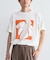 フラワープリントグラフィックTシャツ