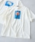 フラワープリントグラフィックTシャツ