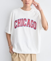 カレッジロゴグラフィックTシャツ