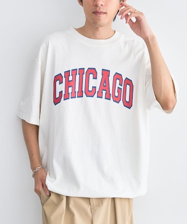カレッジロゴグラフィックTシャツ