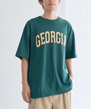 カレッジロゴグラフィックTシャツ