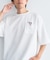 接触冷感ワンポイント刺繍半袖Tシャツ