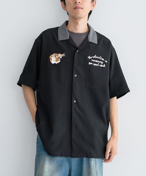 オープンカラーボーリングシャツ｜クラフトスタンダードブティックの