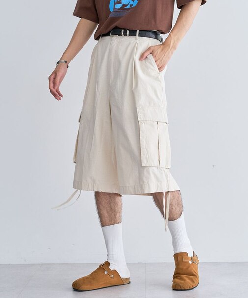 ワイドカーゴハーフパンツ