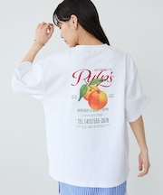フルーツロゴイラストTシャツ