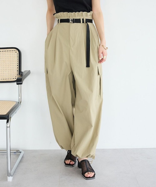 ベルト付ライトタフタカーゴパンツ｜クラフトスタンダードブティックの