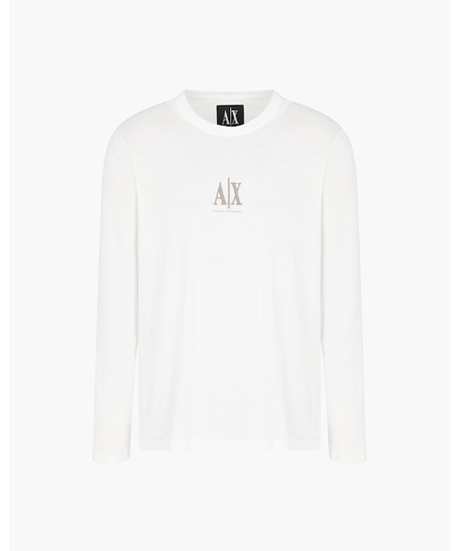 【A|X アルマーニ エクスチェンジ】ICON 長袖クルーネックTシャツ