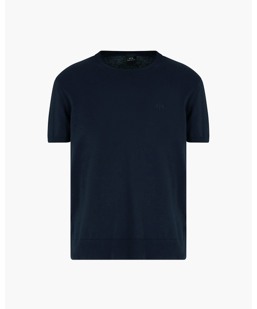 【A|X アルマーニ エクスチェンジ】 オーガニックコットン ニット Tシャツ