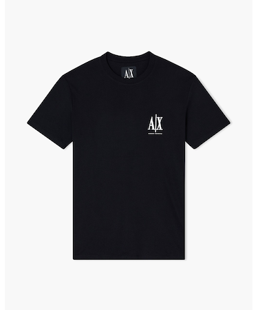 【A|X アルマーニ エクスチェンジ】AXロゴ 半袖クルーネックTシャツ