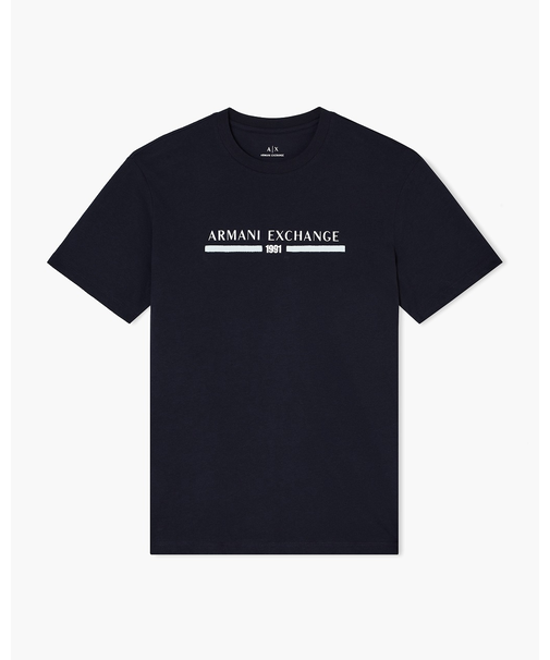 【A|X アルマーニ エクスチェンジ】AXロゴ 半袖クルーネックTシャツ