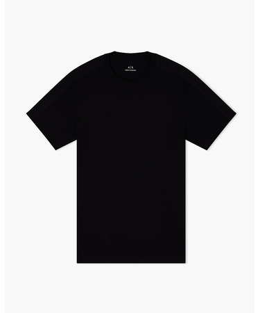 【A|X アルマーニ エクスチェンジ】ロゴテープ 半袖クルーネックTシャツ
