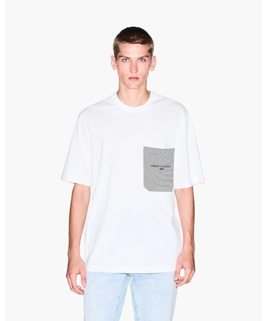 【A|X アルマーニ エクスチェンジ】パッチポケットディテール 半袖クルーネックTシャツ/REGULAR+