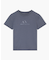 【A|X アルマーニ エクスチェンジ】グリッターロゴ 半袖クルーネックTシャツ