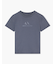 【A|X アルマーニ エクスチェンジ】グリッターロゴ 半袖クルーネックTシャツ