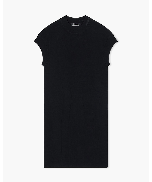 【A|X アルマーニ エクスチェンジ】モックネックニットドレス