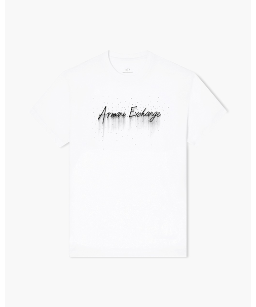 【A|X アルマーニ エクスチェンジ】AXロゴ 半袖クルーネックTシャツ