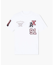 【A|X アルマーニ エクスチェンジ】パッチデザイン 半袖クルーネックTシャツ