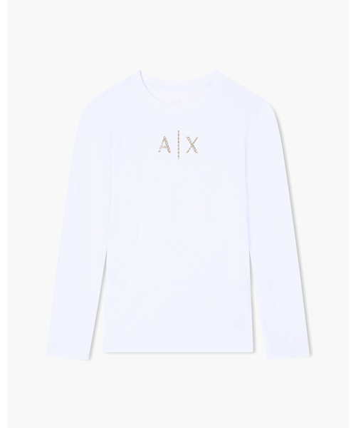 A|X アルマーニ エクスチェンジ】AXロゴ 長袖クルーネックT A|X アルマーニ エクスチェンジ】AXロゴ 長袖クルーネックT