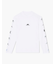 【A|X アルマーニ エクスチェンジ】ランダムロゴ 長袖クルーネックTシャツ