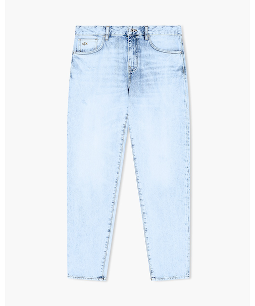 【A|X アルマーニ エクスチェンジ】ライトブルーウォッシュデニムパンツ