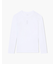 【A|X アルマーニ エクスチェンジ】ストーンロゴ 長袖クルーネックTシャツ