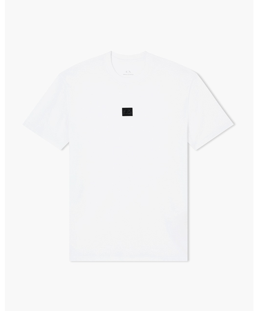 【A|X アルマーニ エクスチェンジ】ミニロゴパッチ 半袖クルーネックTシャツ