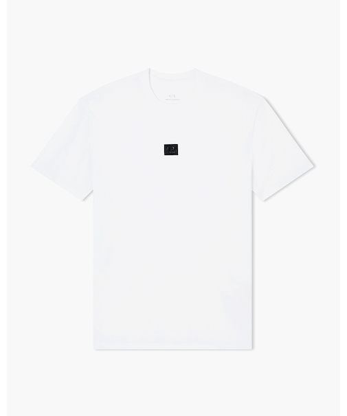 【A|X アルマーニ エクスチェンジ】ミニロゴパッチ 半袖クルーネックTシャツ
