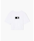 【A|X アルマーニ エクスチェンジ】AXロゴ クロップド 半袖クルーネックTシャツ