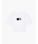【A|X アルマーニ エクスチェンジ】AXロゴ クロップド 半袖クルーネックTシャツ
