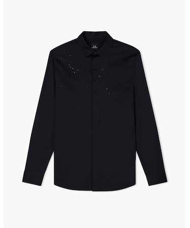 【A|X アルマーニ エクスチェンジ】ストラス シャツ/SLIM