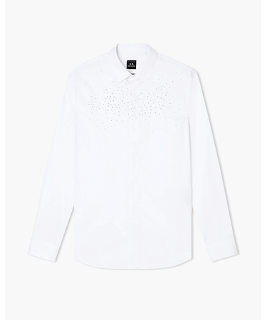 【A|X アルマーニ エクスチェンジ】ストラス シャツ/SLIM