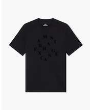 【A|X アルマーニ エクスチェンジ】AXロゴ 半袖クルーネックTシャツ/SLIM