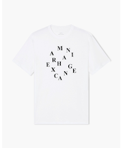 【A|X アルマーニ エクスチェンジ】AXロゴ 半袖クルーネックTシャツ/SLIM