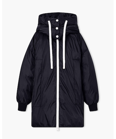 【A|X アルマーニ エクスチェンジ】ホワイトポイント パファーコート