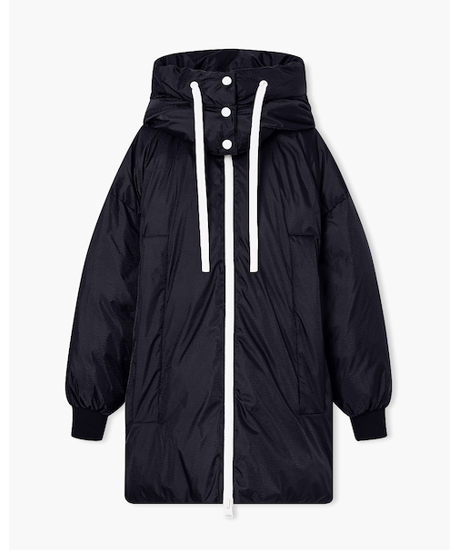 【A|X アルマーニ エクスチェンジ】ホワイトポイント パファーコート