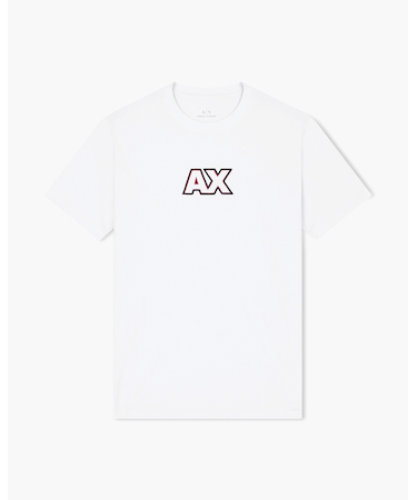 【A|X アルマーニ エクスチェンジ】フロックロゴ 半袖クルーネックTシャツ/REGULAR