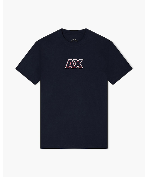 【A|X アルマーニ エクスチェンジ】フロックロゴ 半袖クルーネックTシャツ/REGULAR